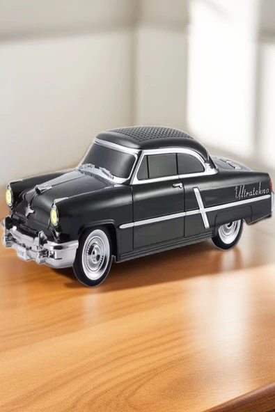 ULTRATEKNO 1952 Lincoln Capri Model Retro Araba Bluetooth Hoparlör Fm Radyo USB Tf Aux Destekli Speaker