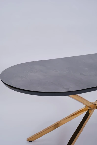 Bohem Metal Boyalı Mdf Lak Panel Yemek Masası 90x170 - 11
