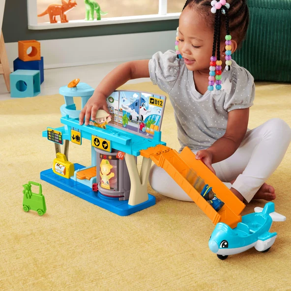 Fisher Price Little People Eğlenceli Havaalanı Oyun Seti
