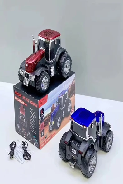 ULTRATEKNO WS-560 Massey Ferguson Modeli Traktör Bluetooth Hoparlör Fm Radyo USB Tf Aux Destekli Speaker - 2
