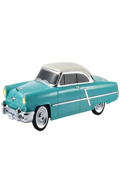 ULTRATEKNO 1952 Lincoln Capri Model Retro Araba Bluetooth Hoparlör Fm Radyo USB Tf Aux Destekli Speaker - 2