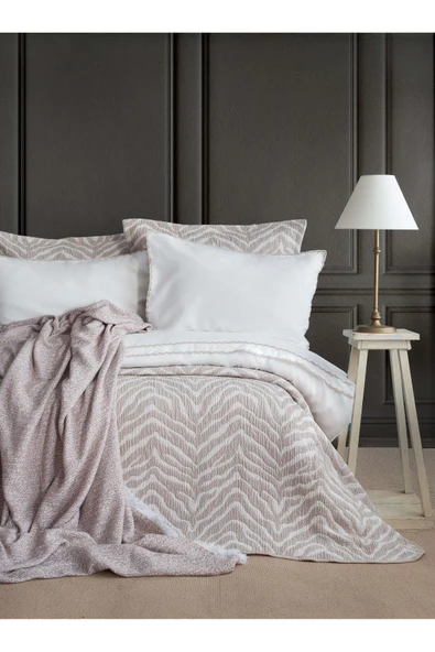 Apricitas HOME Çift Kişilik Tımeless Prıme Set Londa Bej - Yatak Ortusu