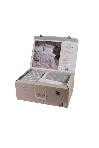 Apricitas HOME Çift Kişilik Tımeless Prıme Set Londa Grı - Yatak Ortusu - 5