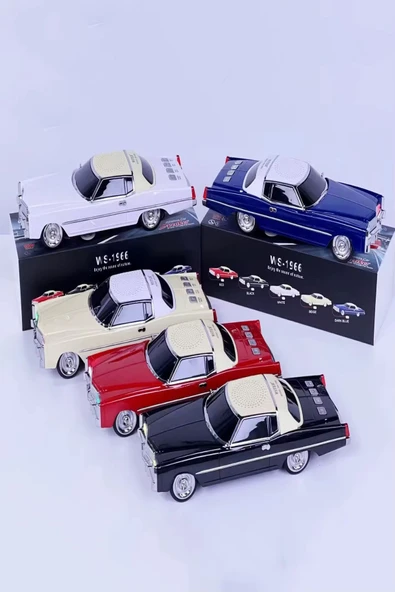 ULTRATEKNO 1966 Cadillac Model Retro Araba Bluetooth Hoparlör Fm Radyo USB Tf Aux Destekli Speaker - 3