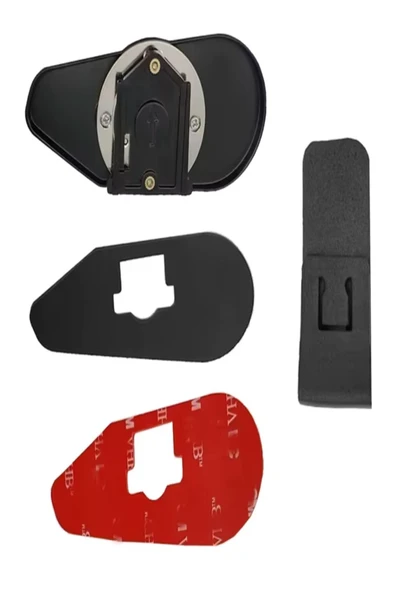 ULTRATEKNO Maxto M3 / M3S interkomlar için 360° Dönebilen Kask Bağlantı Kiti - Rotating Base Set