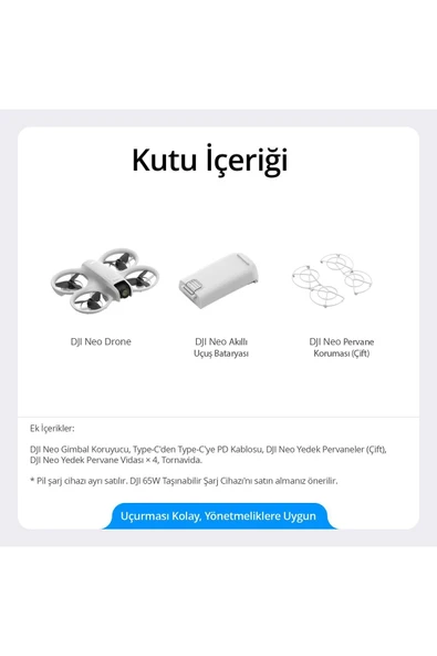 DJI Neo Single / Kumandasız - Resim 5
