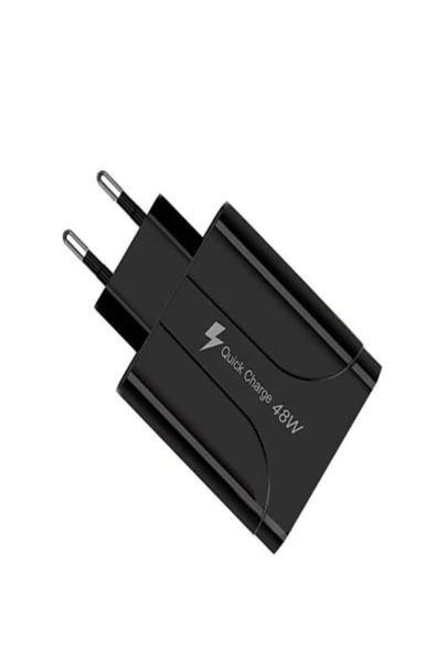ULTRATEKNO Turbo 48w 4 Usb Li Çoklu Şarj Adaptörü 3.1a Type-c Pd 18w Siyah Renk - 7