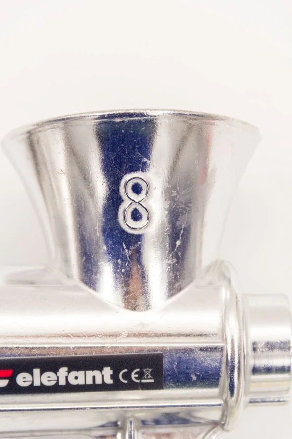 ELEFANT TB-1   Manuel ET Kıyma Makinesi (20-30 kg saate) katı alüminyum - Resim 2