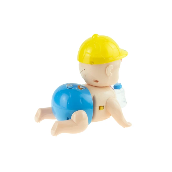 Oyuncak Bebek Emekleyen Bebek Işıklı Sesli Hareketli 15 cm - 4