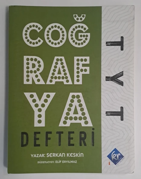 KR AKADEMİ YAYINLARI TYT COĞRAFYA DEFTERİ