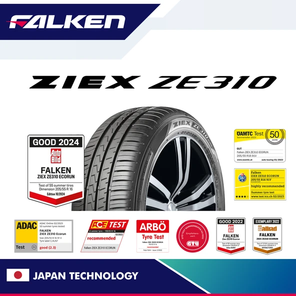 Falken 185/60R15 88H XL Ziex ZE310 Oto Yaz Lastiği (Üretim Yılı:2025) - 4