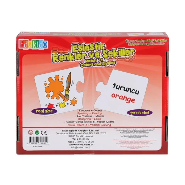 1001-CS Eşleştir Renkler ve Şekiller - 3