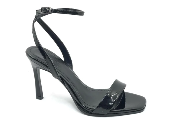 Feles Bilekten Bağlamalı Tek Bant Kadın Topuklu Ayakkabı - Resim 3