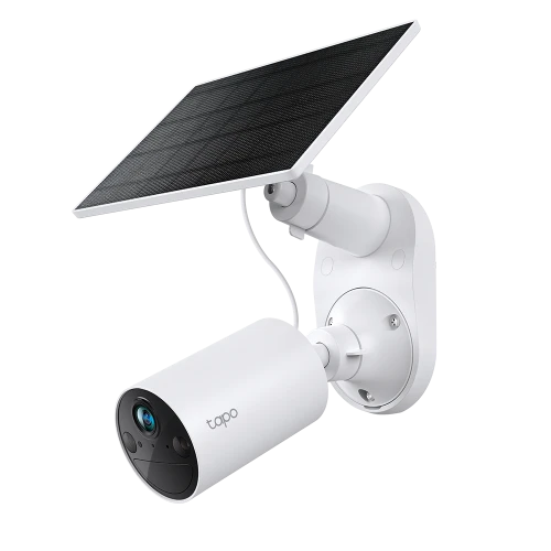 TP-LINK Tapo C410 KIT, 3,0Mpix, Dis Mekan, IP65, WiFi, 9Mt. Renkli Gece Görüsü, Iki Yönlü Ses, Günes Enerjili Güvenlik Kamerasi Kiti