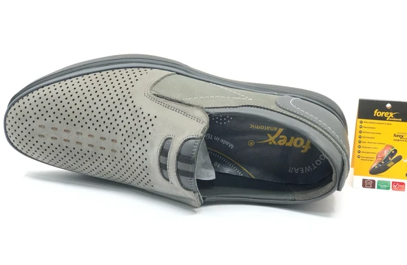 Forex 4010-1 Dr.Tavsiyeli Hakiki Deri Erkek Casual Ayakkabı - Resim 5
