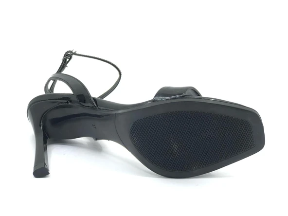 Feles Bilekten Bağlamalı Tek Bant Kadın Topuklu Ayakkabı - Resim 12