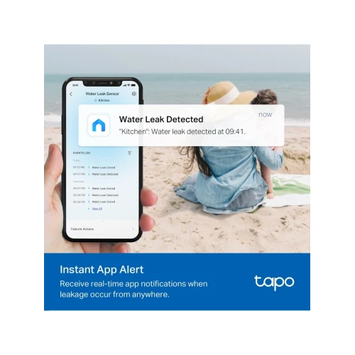 TP-LINK Tapo T300 Wi-Fi Akilli Su Sizinti Algilama Sensörü - 5