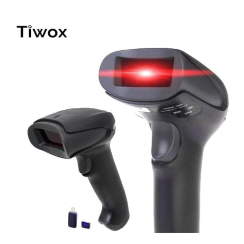 Tiwox VSK-118+, EL Tipi, Laser, 2D Karekod, Kablosuz, Barkod Okuyucu Mini Usb Dongle ile birlikte