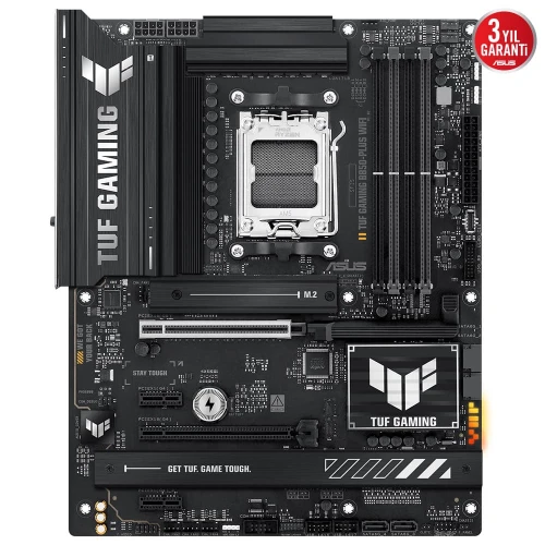 ASUS TUF GAMING B850-PLUS WIFI, 4xDDR5, 3x M.2, HDMI, DP, Type-C, Wi-Fi 7, Bluetooth v5.4, AMD Ryzen 9000 Serisi, AM5 Soket Anakart - 2