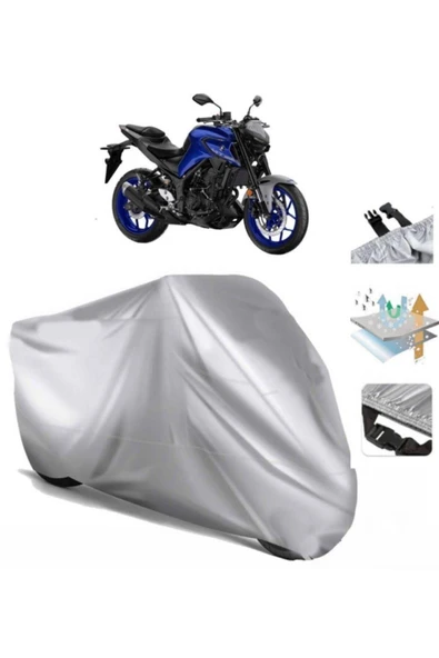 Yamaha Mt-25 Abs  Arka Çanta (bağlantı Tokalı) Uyumlu SolarBlock Prime Motosiklet Brandası Örtüsü