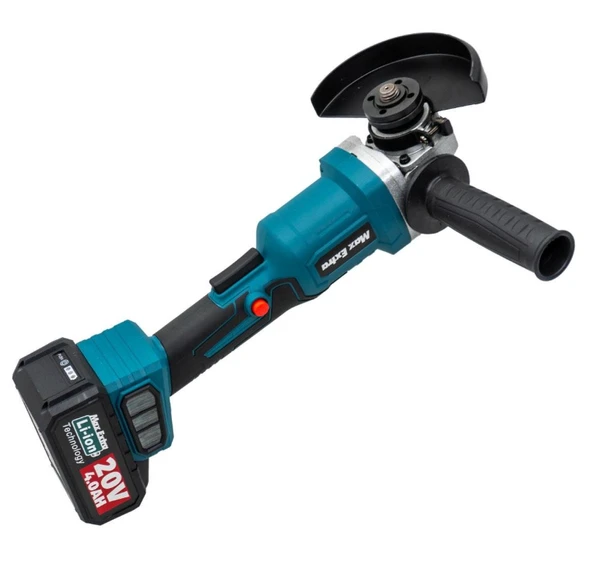 MAX EXTRA MXP6890 - 115mm Çift Akülü Kömürsüz Avuç Taşlama 20 Volt 4 Amper (Devir Ayarlı) - Resim 2