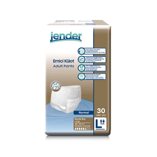 Jender Emici Külot Large Büyük Boy 30'lu 4 paket / 120 adet - 1