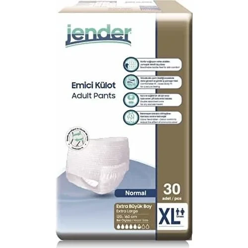 Jender Emici Külot Xlarge Ekstra Büyük Boy 30'lu 2 paket / 60 adet
