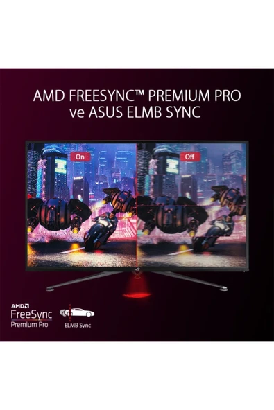 ASUS Rog Strıx Xg43uq 43 Gamıng Va Freesync 2 Hdr 1000 Hdmı 2.1 3840x2160 1ms(mprt) 144hz Dp Hdmı Us - 2