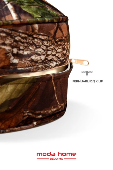 Moda Home Bedding Sıvı Geçirmez Minder | Dekoratif,Balkon, Bahçe, Plaj, Kamp, Havuz ve Palet Minderi(Yuvarlak KY) - Resim 3