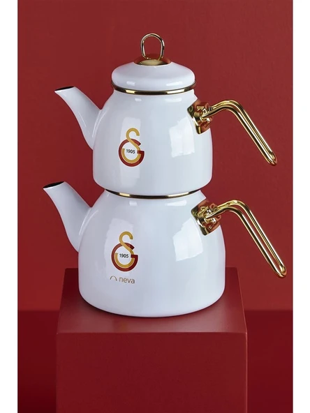 neva N3469 Galatasaray Lisanslı Arma Logo Çaydanlık - 3