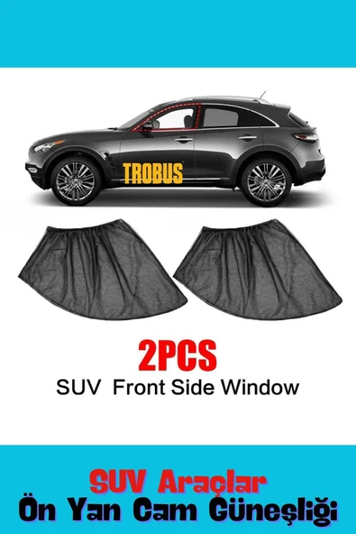 DS Automobiles  DS 7 Crossback 2018 Ve Sonrası SUV Uyumlu Yan Cam Güneşliği Ön veya Arka