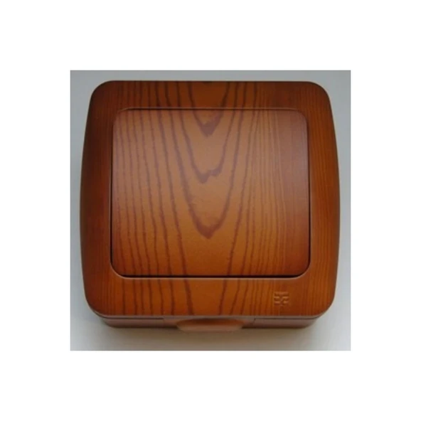 8 Adet Sıva Üstü Kiraz Ahşap Renkli Anahtar Elbi / Alsu ürün görseli 1