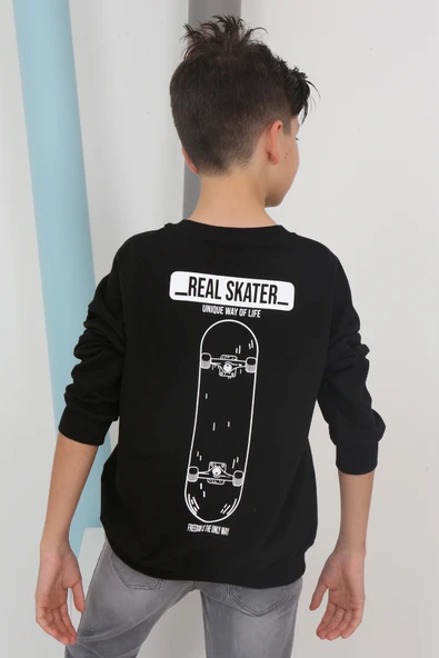 Toontoy Erkek Çocuk Baskılı Sweatshirt - 3