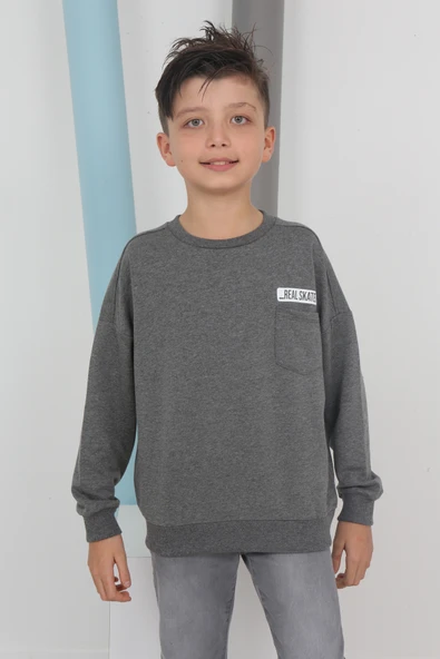 Toontoy Erkek Çocuk Baskılı Sweatshirt - 11
