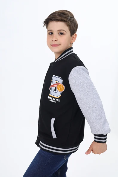 Toontoy Erkek Çocuk Baskılı Kolej Hırka - 3