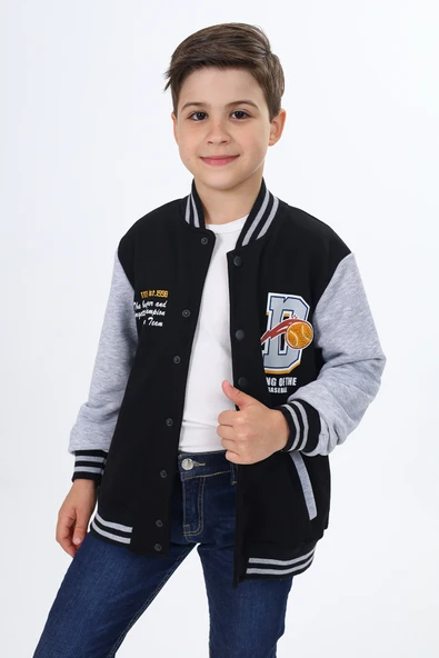 Toontoy Erkek Çocuk Baskılı Kolej Hırka - 2