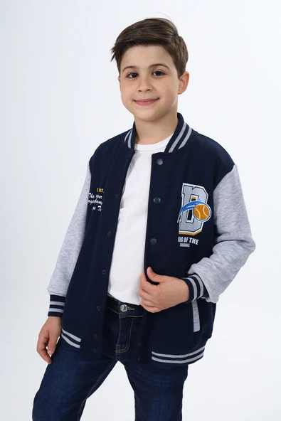 Toontoy Erkek Çocuk Baskılı Kolej Hırka - 6