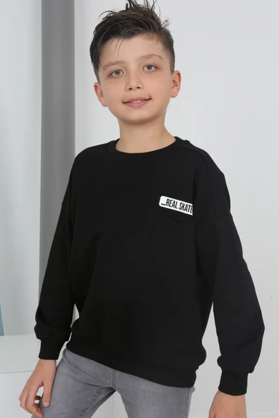 Toontoy Erkek Çocuk Baskılı Sweatshirt - 8