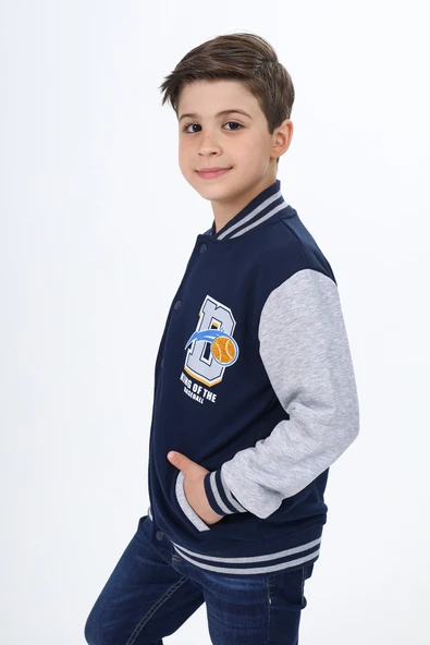 Toontoy Erkek Çocuk Baskılı Kolej Hırka - 7