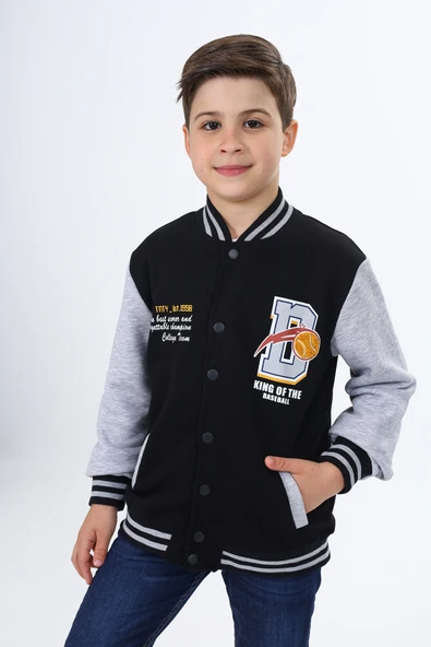 Toontoy Erkek Çocuk Baskılı Kolej Hırka - 11