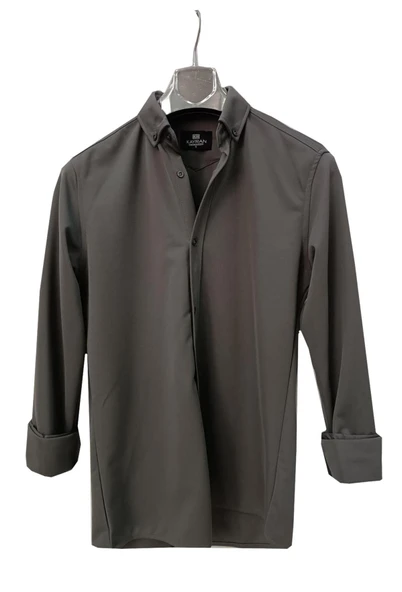 Kayran Uzun Kol Slim Fit Erkek Gömlek - 2