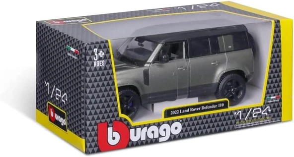 Bburago 2022 Land Rover Defender 110 1/24 Model Araba - 3