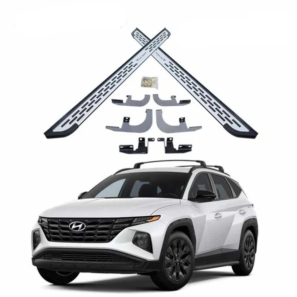 Hyundai Tucson Yan Basamak Kromlu Model 2022-2024 Arası Uyumlu