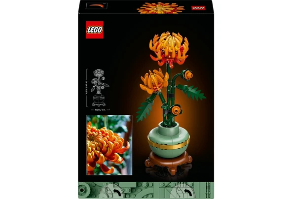 ® Icons Krizantem 10368 - Yetişkinler Için Dekoratif Kasımpatı Çiçeği Yapım Seti (278 Parça) - 4