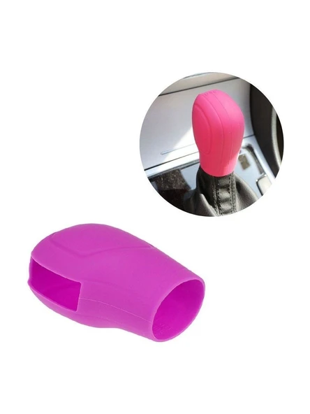 Volkswagen Seat Skoda Golf Dsg Silikon Vites Topuz Kılıfı PEMBE