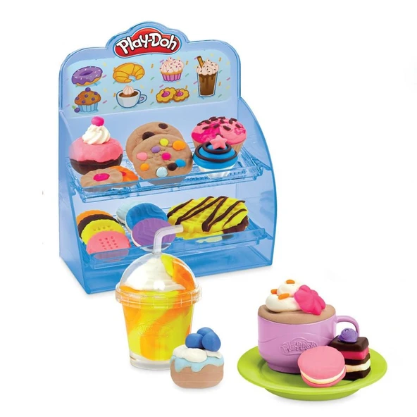 F5836 Play-Doh Süper Renkli Kafe Oyun Seti +3 yaş - 9