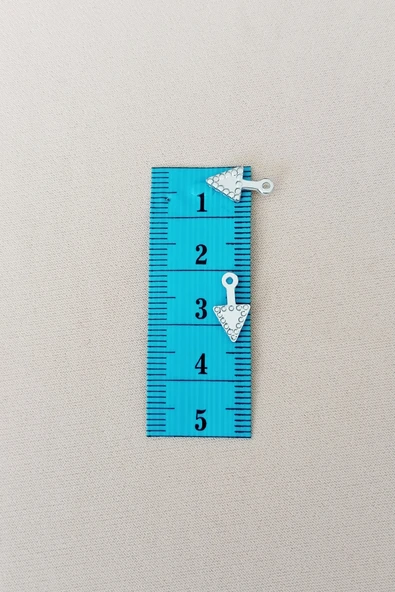 Oya Abiye Bileklik Kolye Pleksi Metalik Plastik Pul Gümüş Renk 24 gram 285 adet - BNC565 - Resim 2