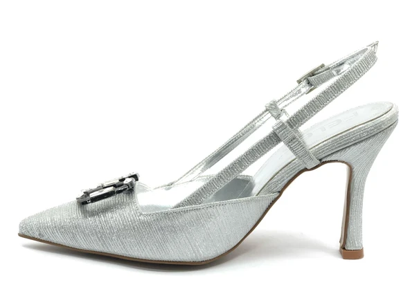 Feles V Toka Detaylı Arkası Açık Stiletto Kadın Topuklu Ayakkabı - Resim 11