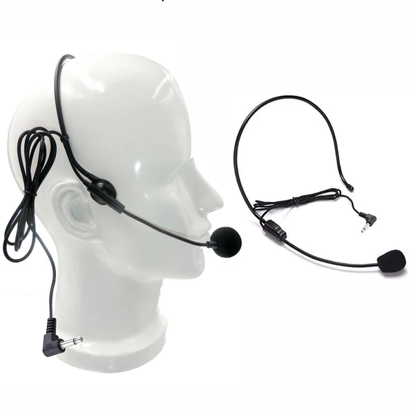 OSAWA OSW W-1 KABLOLU 3.5 MM JACK HEADSET TELSİZ KAFA MİK YEDEK - 2