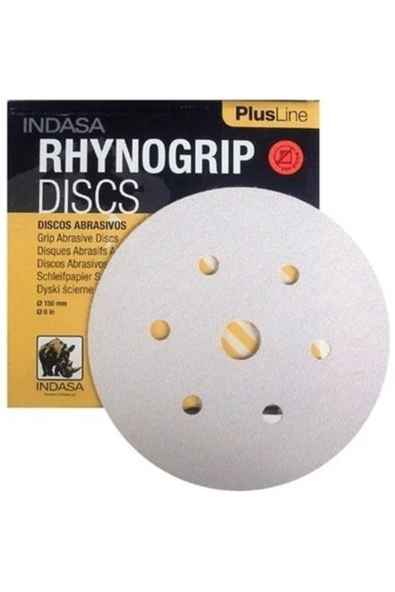 İNS Indesa 7 Delikli Daire Zımpara P 80 Kum 50 Adet